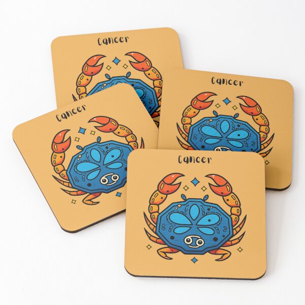 Item preview, Cancer Zodiac Sign Pop Art Crab Illustration designed and sold by SolutionsArt.