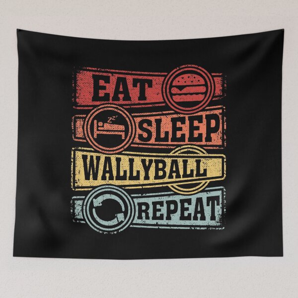 Item preview, Eat Sleep Wallyball Repeat designed and sold by GabbyKash.