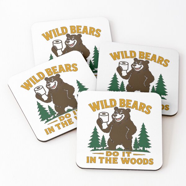 Item preview, Wild Bears Do It In The Woods designed and sold by BSCI Designs.