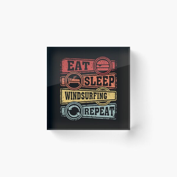 Item preview, Eat Sleep Windsurfing Repeat designed and sold by GabbyKash.