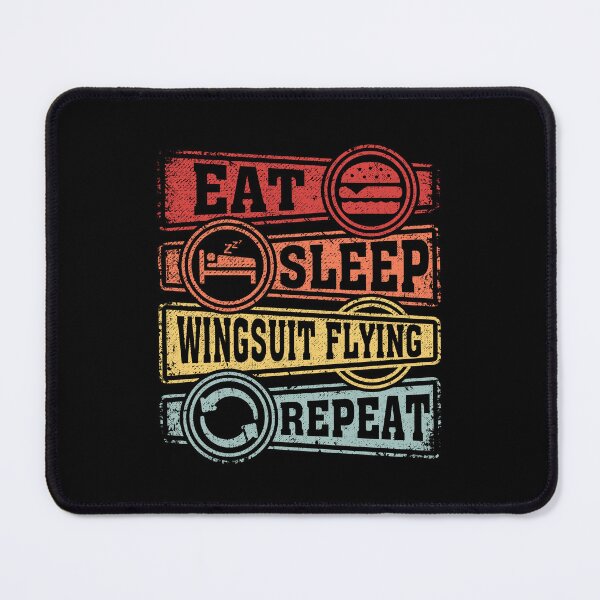 Item preview, Eat Sleep Wingsuit flying Repeat designed and sold by GabbyKash.