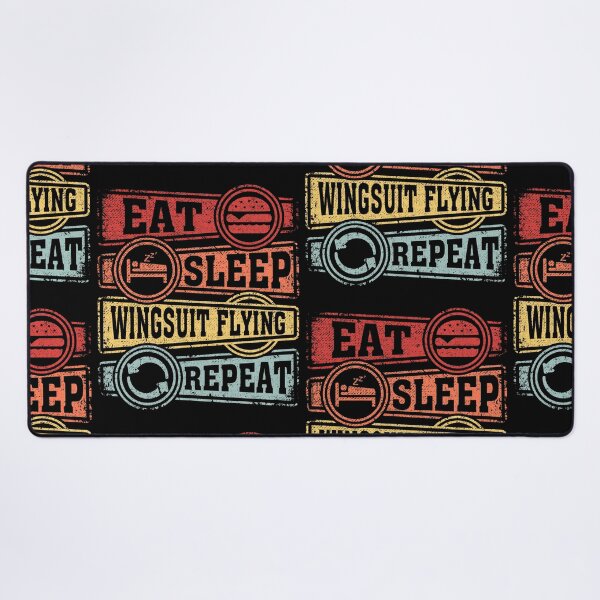 Item preview, Eat Sleep Wingsuit flying Repeat designed and sold by GabbyKash.