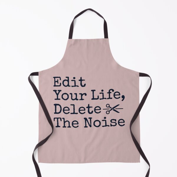 Item preview, Edit Your Life Delete The Noise - Minimalist Motivational Quote designed and sold by AlanyaArtX.