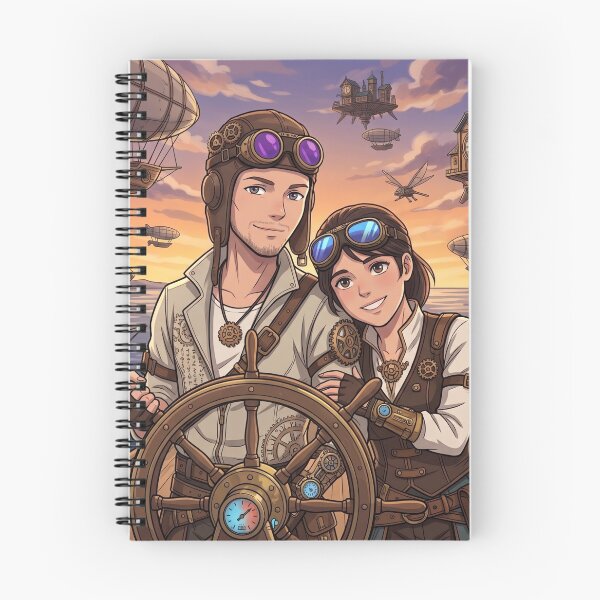 Item preview, Steampunk Airship Captains on a Grand Voyage designed and sold by Vyxorea.