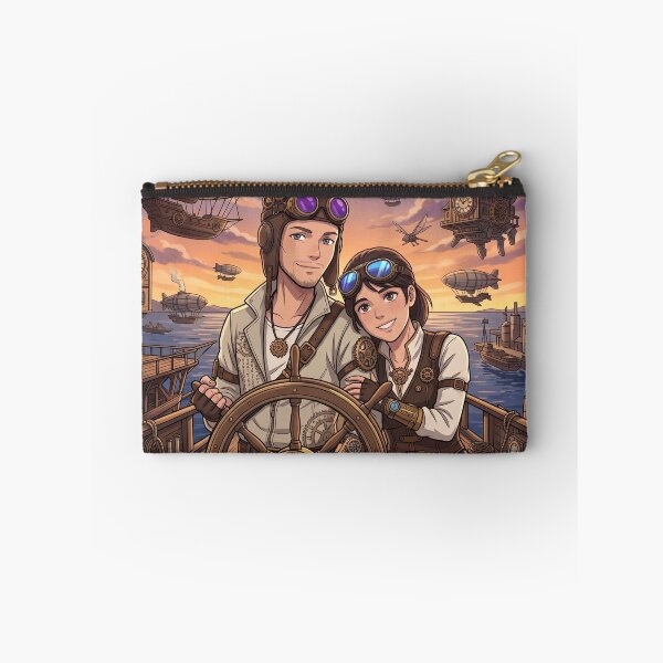 Item preview, Steampunk Airship Captains on a Grand Voyage designed and sold by Vyxorea.