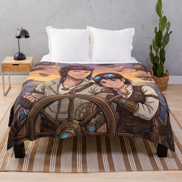 Item preview, Steampunk Airship Captains on a Grand Voyage designed and sold by Vyxorea.