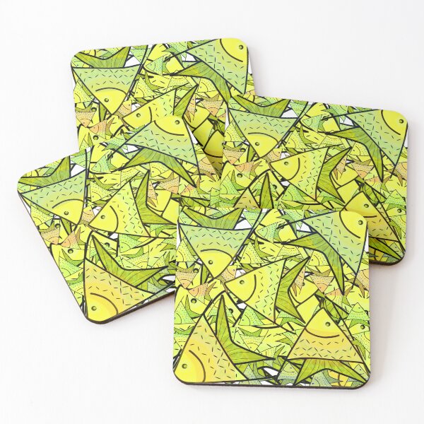 Item preview, Cute Cartoon Fish School Pattern designed and sold by MigWhimsy.
