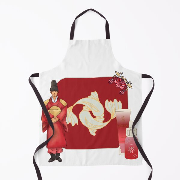 Item preview, Royal Red Hanbok Man & Koi Fish Art designed and sold by Kanniax.