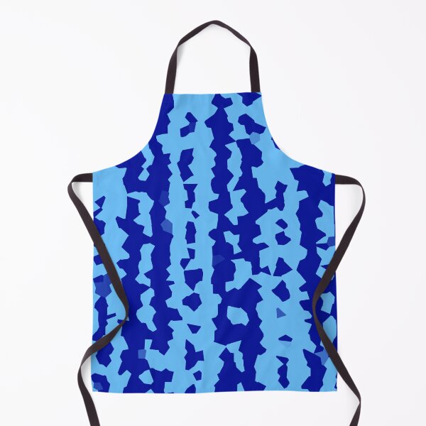 Item preview, Cyan Navy Blue Crystalized Abstract Stripes  designed and sold by PatternTitan.