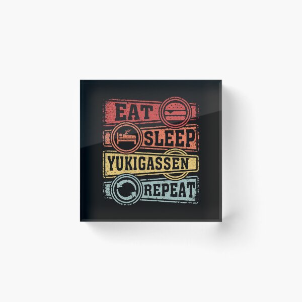Item preview, Eat Sleep Yukigassen Repeat designed and sold by GabbyKash.