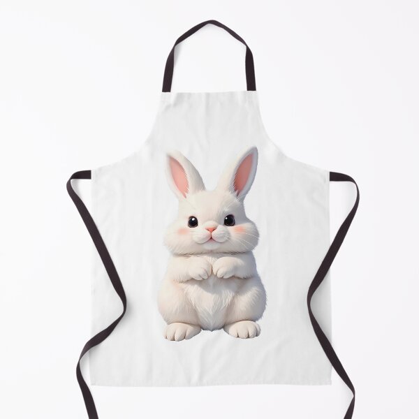 Item preview, Minimalist Sweet White Bunny - Pure Fluffy Rabbit Illustration designed and sold by lovelistivkaa.