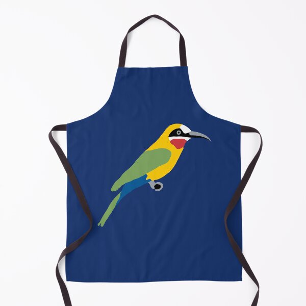 Item preview, White Fronted Bee Eater Bird Minimalist Tropical Wildlife Illustration designed and sold by donwillisjrart.