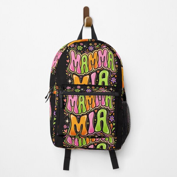 Item preview, Mamma Mia Retro Groovy Floral Typography Design designed and sold by New Art.