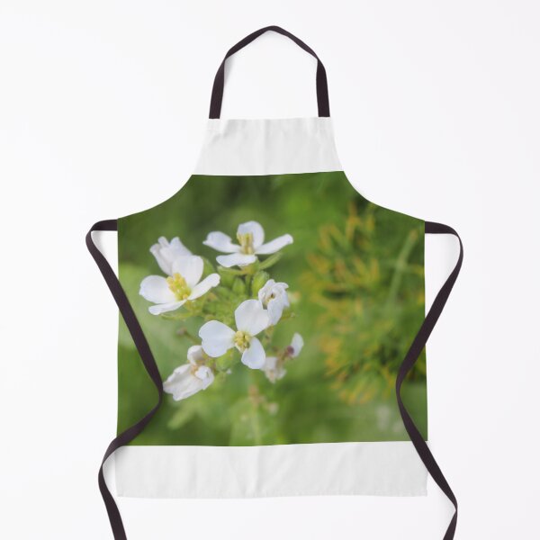 Item preview, Close-Up Of White Wildflower Blossoms In Green Meadow With Soft Bokeh Background designed and sold by Nmallia.