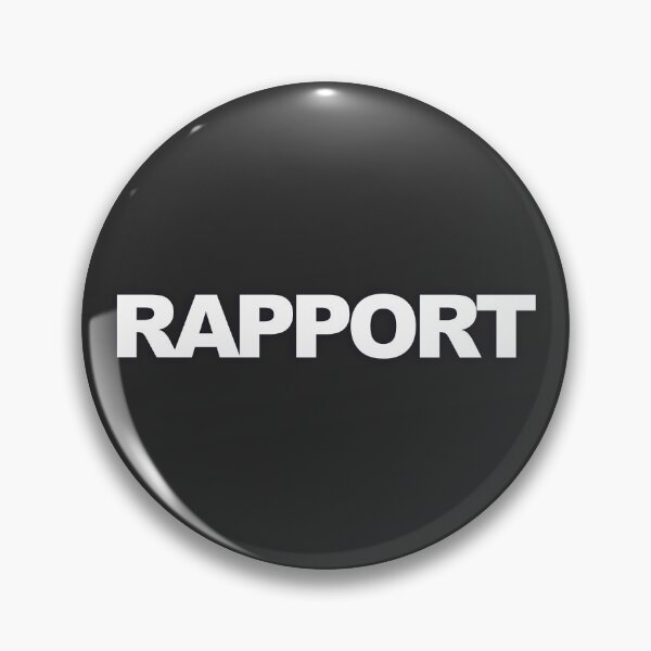 Item preview, RAPPORT — White Minimal Bold Type Statement designed and sold by WORDPAUSE.