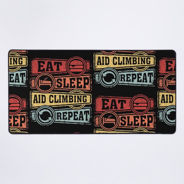 Item preview, Eat Sleep Aid climbing Repeat designed and sold by GabbyKash.