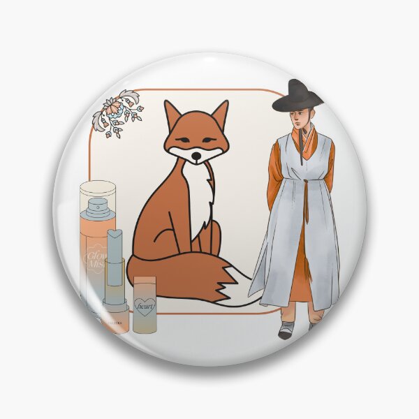 Item preview, Korean Hanbok Man & Red Fox Art designed and sold by Kanniax.