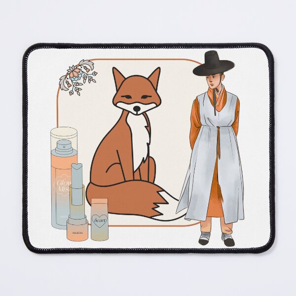 Item preview, Korean Hanbok Man & Red Fox Art designed and sold by Kanniax.