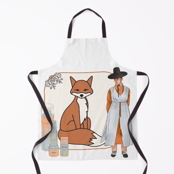 Item preview, Korean Hanbok Man & Red Fox Art designed and sold by Kanniax.