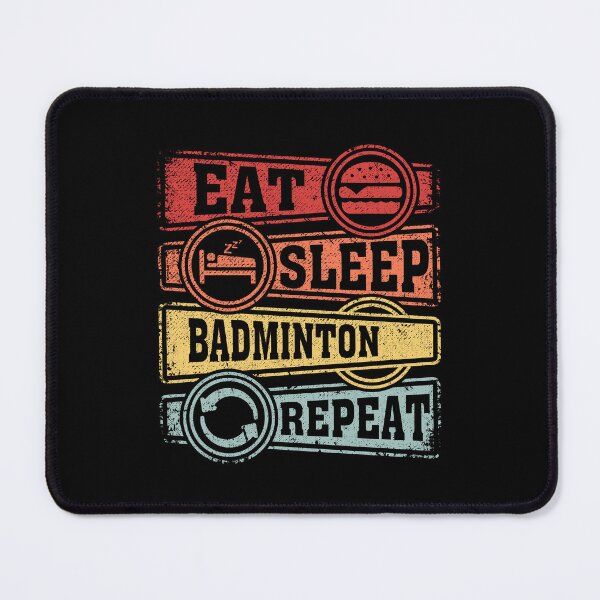 Item preview, Eat Sleep Badminton Repeat designed and sold by GabbyKash.