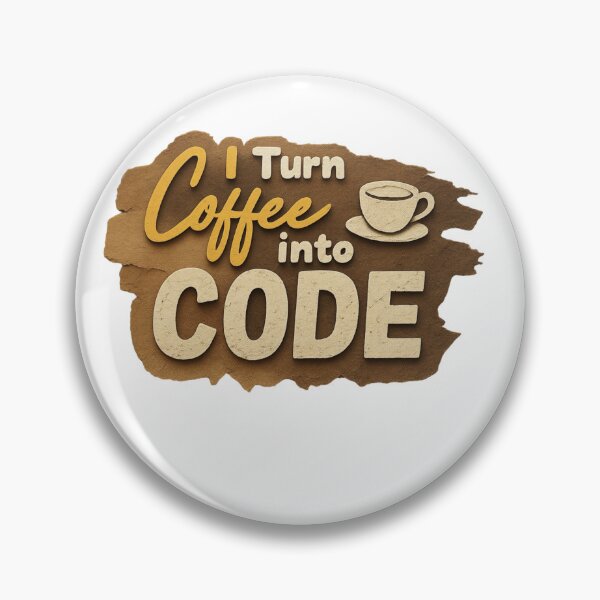 Item preview, I Turn Coffee into Code designed and sold by KodeForge.