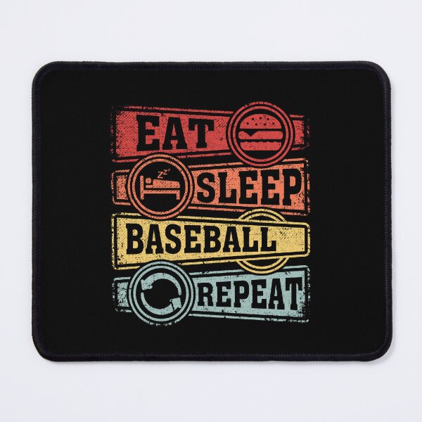 Item preview, Eat Sleep Baseball Repeat designed and sold by GabbyKash.