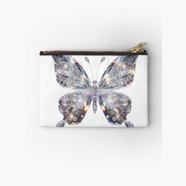 Item preview, Luxury Diamond Crystal Butterfly Art or Glittering Silver Butterfly Mandala designed and sold by Radhamadhaba Pattachitra Vibes”.