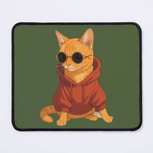 Item preview, Retro Funky Tabby - Red Hoodie  designed and sold by Theartistictale  _.