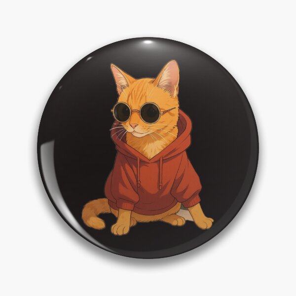 Item preview, Retro Funky Tabby - Red Hoodie  designed and sold by Theartistictale  _.