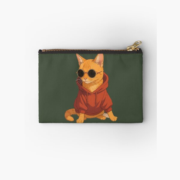 Item preview, Retro Funky Tabby - Red Hoodie  designed and sold by Theartistictale  _.