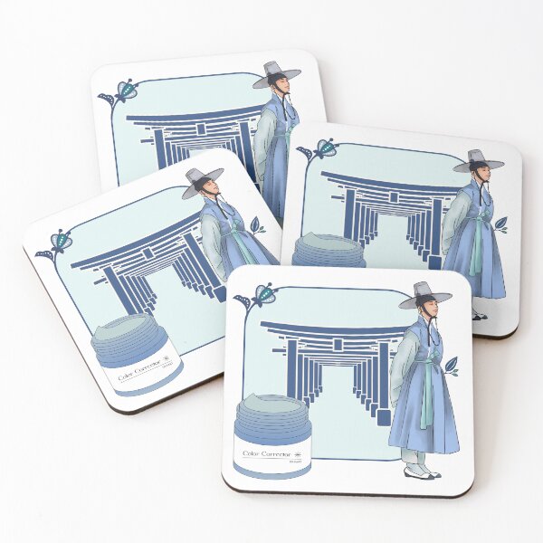 Item preview, Blue Hanbok Man & Traditional Gateways designed and sold by Kanniax.