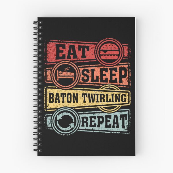 Item preview, Eat Sleep Baton twirling Repeat designed and sold by GabbyKash.