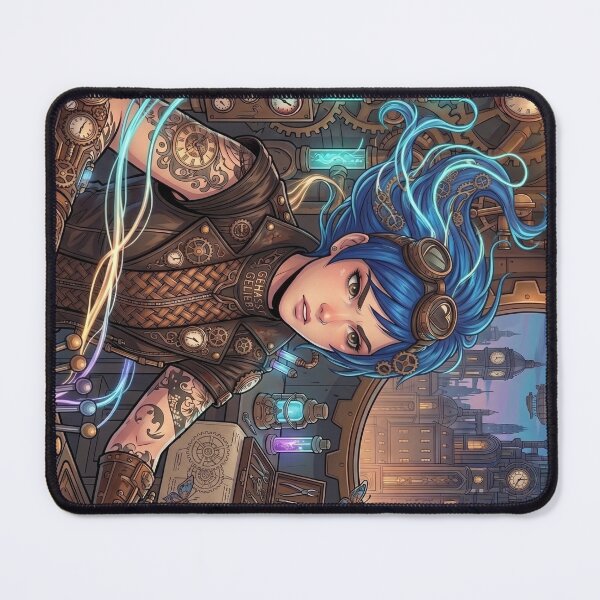 Item preview, Cyber-Steampunk Pilot at Glowing Control Panel designed and sold by Vyxorea.