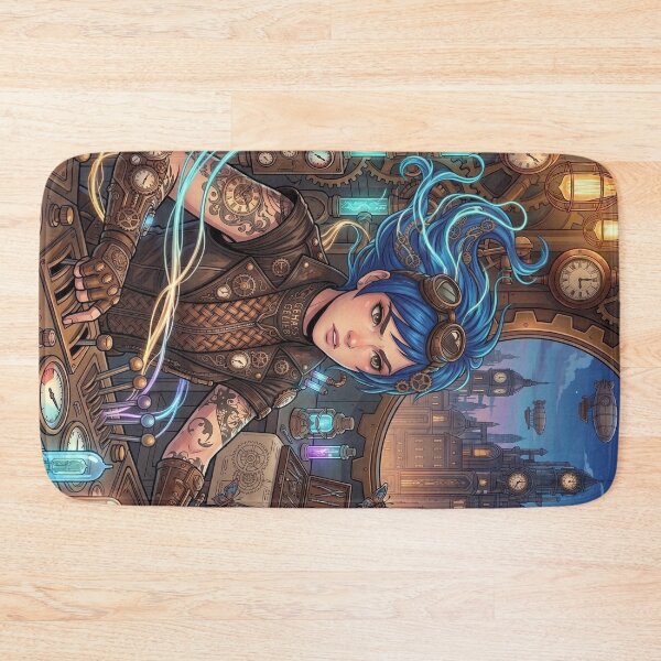 Item preview, Cyber-Steampunk Pilot at Glowing Control Panel designed and sold by Vyxorea.