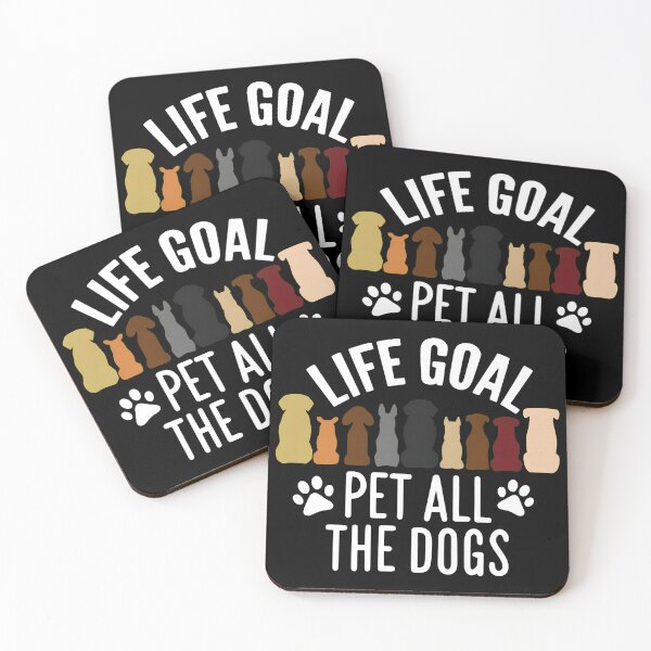 Item preview, Life Goal Pet All The Dogs Dog Silhouette Tee designed and sold by OlyvieArt.