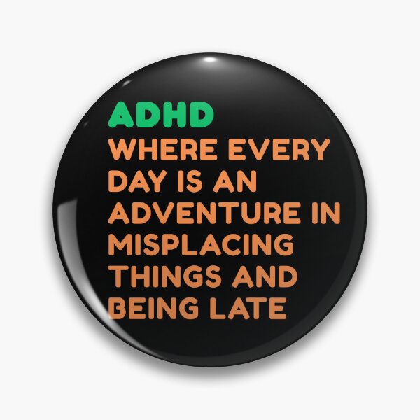 Item preview, ADHD – Everyday Adventure in Misplacing Things designed and sold by CHAOS_CLUB.
