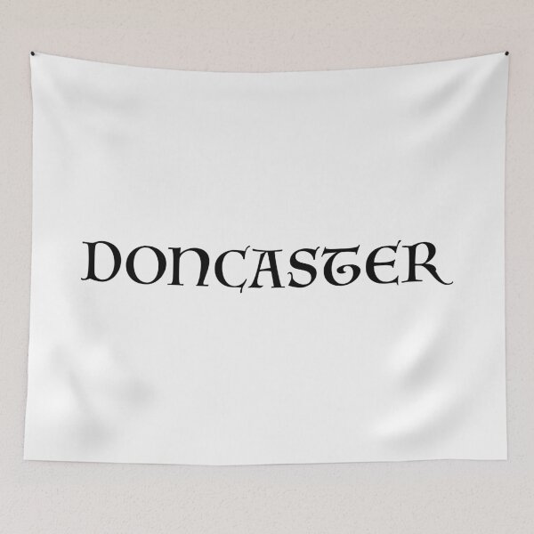 Item preview, Doncaster old medieval style text (Black) designed and sold by STUDIO-72.