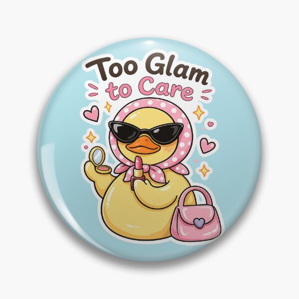 Item preview, Cute Glam Duck designed and sold by Justbegy.