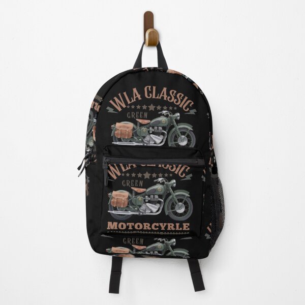 Item preview, WLA Classic Vintage Military Green Motorcycle Design designed and sold by Adventure paradise ⭐⭐⭐⭐⭐.