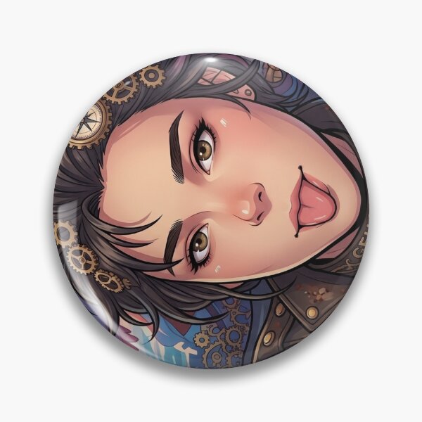 Item preview, Cheeky Steampunk Girl with Tattoos designed and sold by Vyxorea.