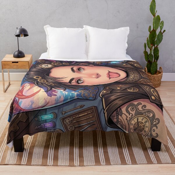 Item preview, Cheeky Steampunk Girl with Tattoos designed and sold by Vyxorea.