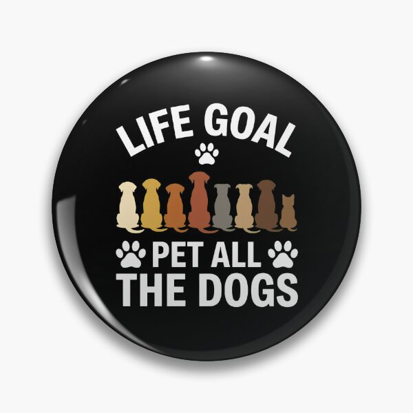 Item preview, Life Goal Pet All The Dogs Paw Print Tee designed and sold by OlyvieArt.