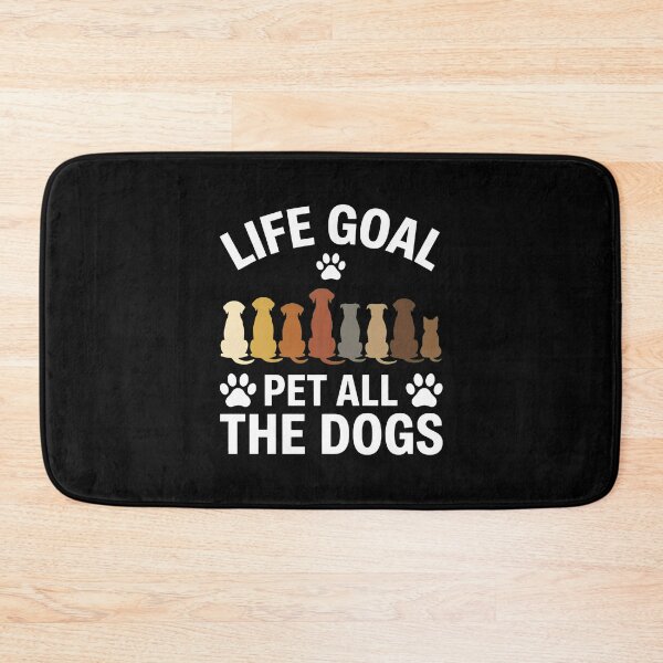 Item preview, Life Goal Pet All The Dogs Paw Print Tee designed and sold by OlyvieArt.