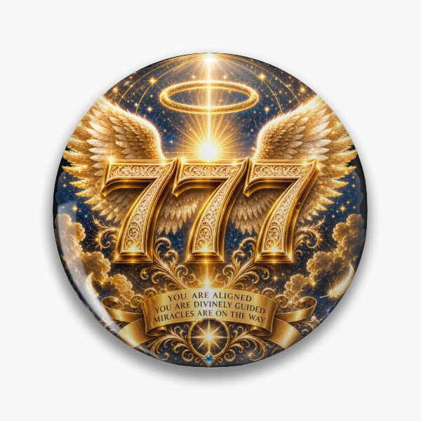 Item preview, Golden Angel Number 777 Divine Alignment Light designed and sold by HiteshArt111.
