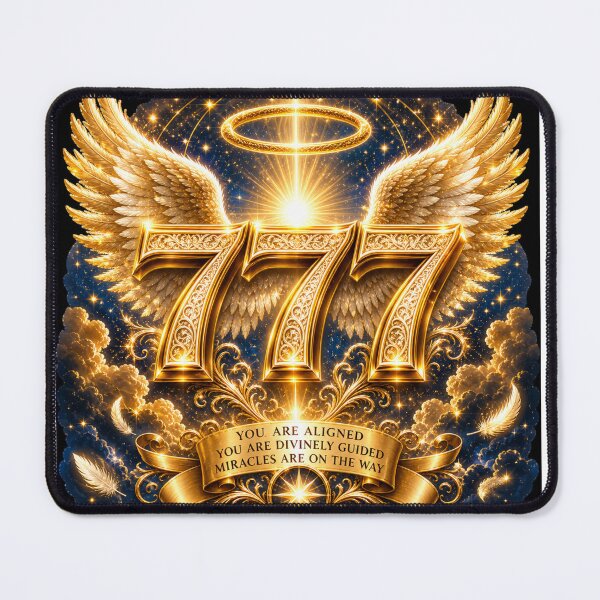 Item preview, Golden Angel Number 777 Divine Alignment Light designed and sold by HiteshArt111.