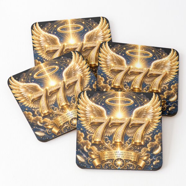 Item preview, Golden Angel Number 777 Divine Alignment Light designed and sold by HiteshArt111.