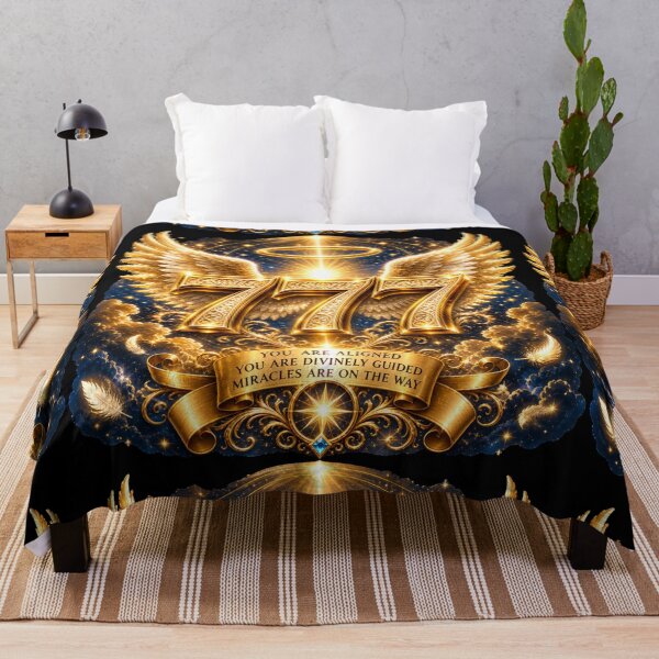 Item preview, Golden Angel Number 777 Divine Alignment Light designed and sold by HiteshArt111.