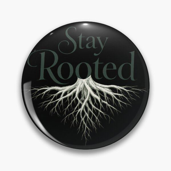 Item preview, Stay Rooted Minimalist Botanical Quote Design | Elegant Serif Roots Typography designed and sold by Ladys-Gents.