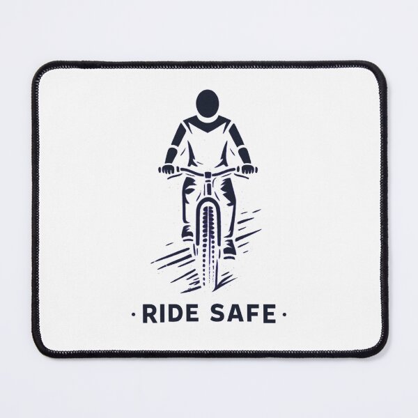 Item preview, Ride Safe Bicycle Minimal Graphic Design Cycling Safety Quote designed and sold by onubi.