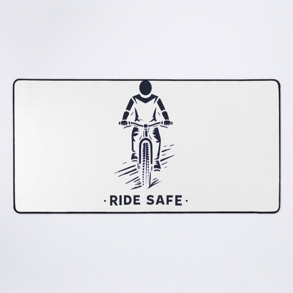 Item preview, Ride Safe Bicycle Minimal Graphic Design Cycling Safety Quote designed and sold by onubi.